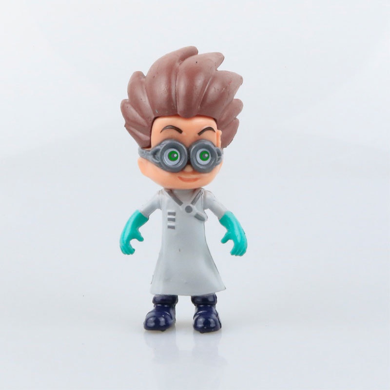 6PCs Pj Masks Characters Catboy Gekko Cloak Action Figure Toys Boy Plastic Dolls