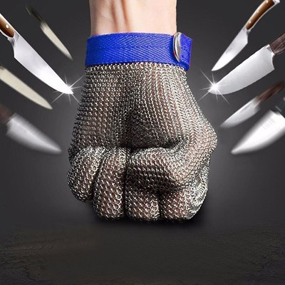 Safety Cut Proof Stab Resistant Stainless Steel Metal Mesh Butcher Work Glove