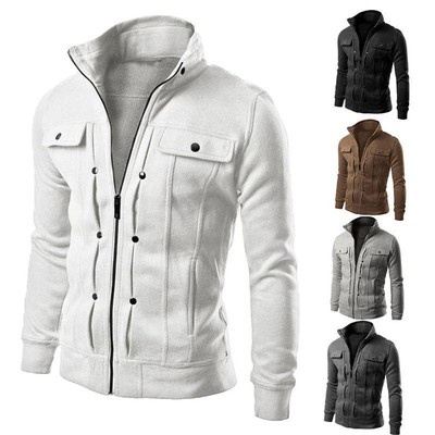Fashion Men's Slim Winter Coat Jacket Outerwear Overcoat Casual Tops Warm Blazer