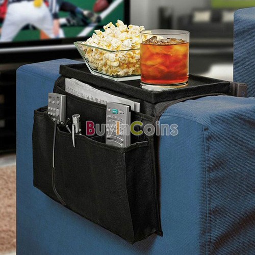 6 Pockets  Sofa Couch Remote  Holder Table Arm Rest Organizer Bag Storage HK