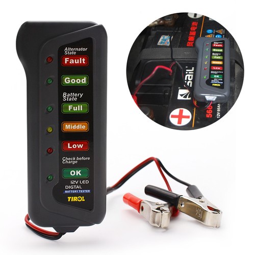 12V Digital Car Battery Tester Car Battery Conductance Analyzer Diagnostic Tool