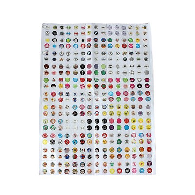 Trendy 330 PCS Mixed Home Button Sticker Protector for iPhone etc.USDS