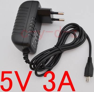 AC Converter Adapter DC 5V 3A Power Supply Charger EU plug 3000mA MICRO USB 15W