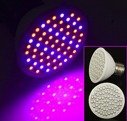 New 6W E27 60LEDs LED Plant Grow Light for Flowering leafing Hydroponics System