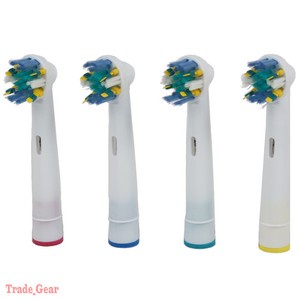 4 x pcs Toothbrush Heads Replacement for braun Oral-B FLOSS ACTION FREE SHIP NEW