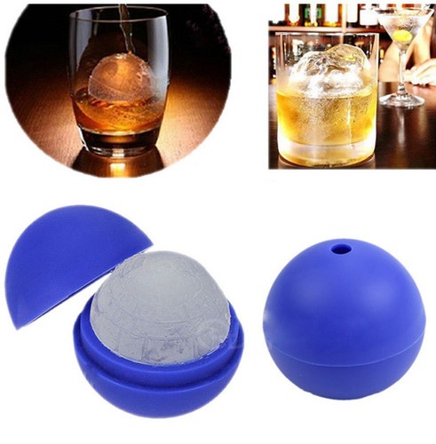 Round Silicone Ice Ball Mini Mold Mould Sphere Cube Whiskey Cocktails Trays