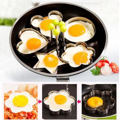 New Heart Rround Fried Eggs for breakfast Kitchen Tool Stainless DIY Gadgets