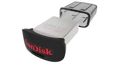 USB 3.0 64GB 64G SanDisk Ultra Fit 130MB/s Flash Drive Mini Nano (New)