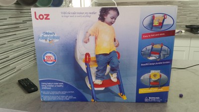 Kids Potty Training Seat with Step Stool Ladder for Child Toddle