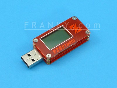 USB 2.0 LCD Power Monitor (Red) YZXstudio ZY1262 QC 3.0 Voltage Current Meter