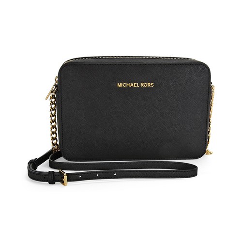 Michael Kors Jet Set Cross Body Bag Large Crossbody - Black