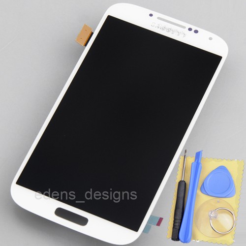 White FOR SAMSUNG GALAXY S4 I545 M919 I337 LCD TOUCH DIGITIZER SCREEN ASSEMBLY
