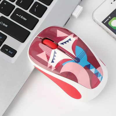 Creative Style Wireless 3D Doll Pattern Mouse Mice 4 Pattern Optional#Y