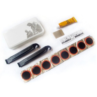 14 in 1 Bicycle Flat Tire Repair Patch Glue Lever Cement Tyre Rubber Tube Kit OK