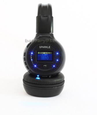 Hi-Fi Foldable Wireless bluetooth Headset subwoofer headphone Stereo Mic FM TF