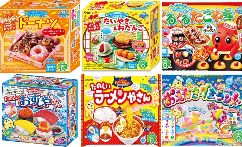 New Kracie Popin Cookin  6Item Sushi Ramen Japanese DIY Candy Kits