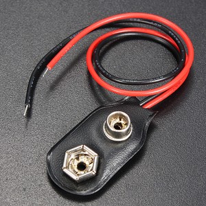 10 × 9V 9 Volt Battery Holder Plug Snap On Connectors Clip Lead Cord​ Cable Wire
