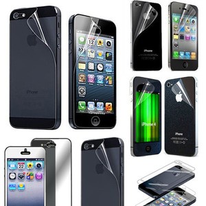 12pcs=6x【Front + Back】 LCD Screen Guard Protector Film For Apple iPhone 4 4S / 5