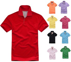 2013 Men's Hot Plain Black Blue Polo Shirt Jersey T-shirt Tops 4 Sizes/15 Colors