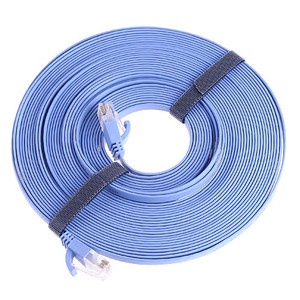 33FT/10M CAT6 Flat Ethernet Patch Network Lan Cable RJ45 for PC Mac Laptop PS2