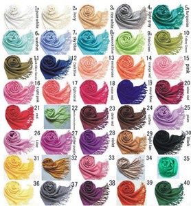 40Colors Hot SaleTop Quality Ladies Pashmina Shawl Hijab Scarf Huge Range Wrap