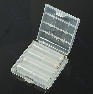 4X Battery Convertor Adapter Size AAA R03 to AA LR6+Box