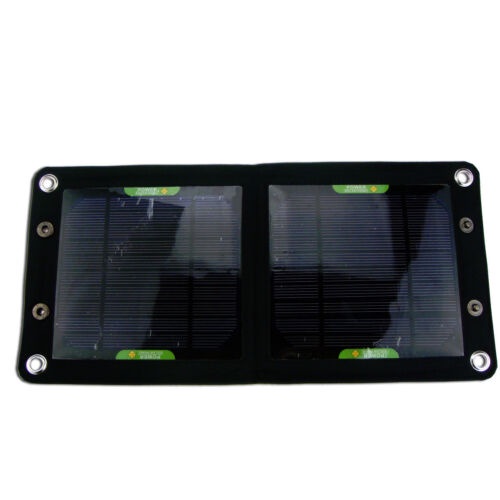 5V 7W Portable Folding Solar Monocrystalline Panel Charger USB Output Controller