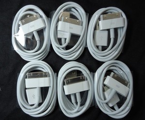 6 x USB Sync Data Charging Charger Cable Cord for Apple iPhone 4 4S 4G 4th