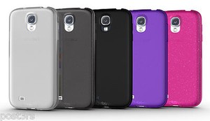 Diztronic Matte Back, Clear & GlitterFlex Samsung Galaxy S4 TPU Case Cover S IV