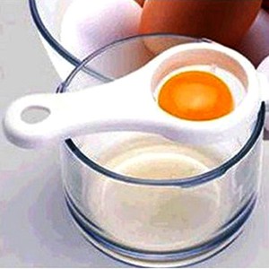 Kitchen Egg Yolk White Separator Holder Divider Sieve
