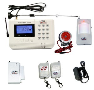 LCD 99 zone Wireless GSM/PNTS/SMS/Call Autodial Voice Home Security Alarm System