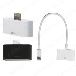 Lot 8pin to 30pin Adapter Charger Connector Cable For iPhone 5 Touch i Pad Mini