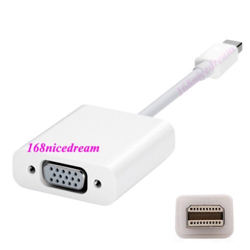 Mini Display Port DP to VGA Cable Adapter Converter For Macbook Air/Pro N0023