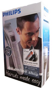 NEW PHILIPS QC5130 CORDLESS RECHARGEABLE HAIR CLIPPER ADJUSTABLE ALL-IN-ONE COMB
