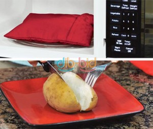 New Microwave Baked Potato Cooking Bag Potato Express (cooks 4 potatos at once)