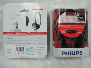 Philips SHP1800 Indoor Corded TV Headphones
