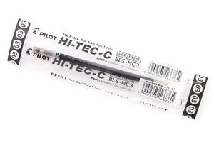Pilot Hi-Tec-c Gel Pen Refill 0.3mm (5 black)