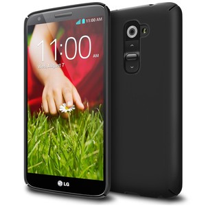 RINGKE SLIM LG G2 Case [SF BLACK] Premium Super Slim Hard Perfect Fit Case Cover