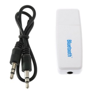 USB Bluetooth 3.5mm Stereo Audio Music Receiver Adapter for Speaker iPhone Mp3