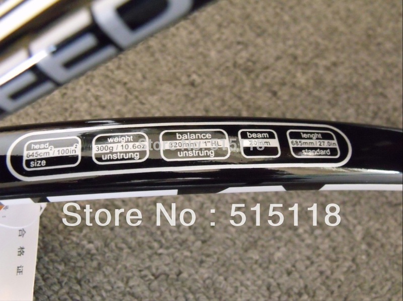 2013 brand new 100% carbonic tennis rackets Head YouTek IGL5 Speed MP300 rackets sport