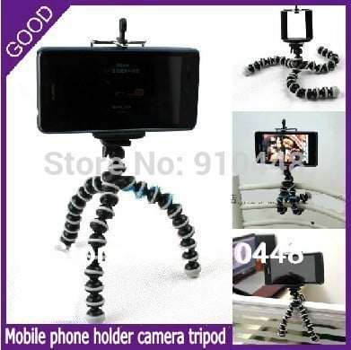 Universal portable Mini Tripod Holder Stand for iphone/samsung/Camera/Mobile Phone