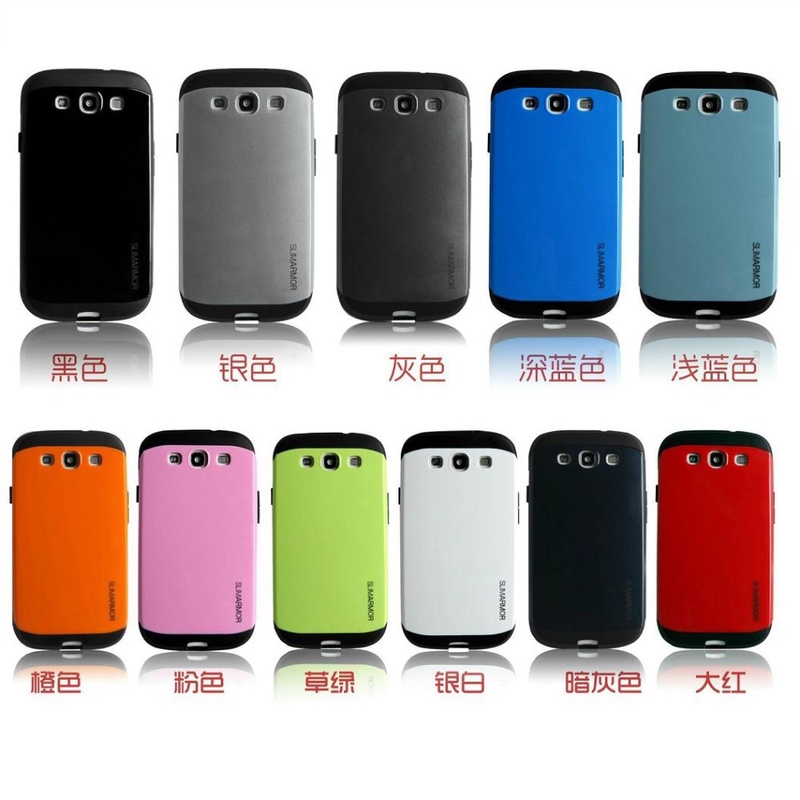 Wholesale ! SGP SPIGEN Slim Armor Armour Case for Samsung Galaxy S3 i9300 SIII S 3 i9300 Plastic Cover Cases For galaxy S3 i9300