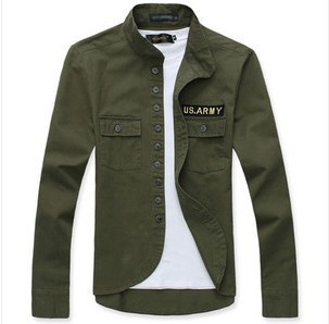 2014 New Arrival Men Fashion & Military Style Jacket Thin coat Top quality Cheap price Spring/Autumn 5 color M-XXL MWJ023