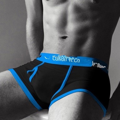 QT-003  Hot fashion sexy men's boxer multicolor wholesale high quality cotton material Free shipping