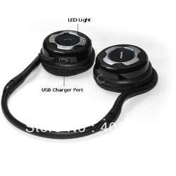 Sports Neckband Bluetooth Stereo Headset Headphone With Mic, V2.1+EDR Noise cancellation for Handsfree call, 20 Hours Music Time