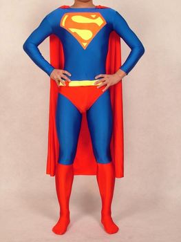 S--XXL Halloween lycra spandex zentai halloween cosplay costumes superman
