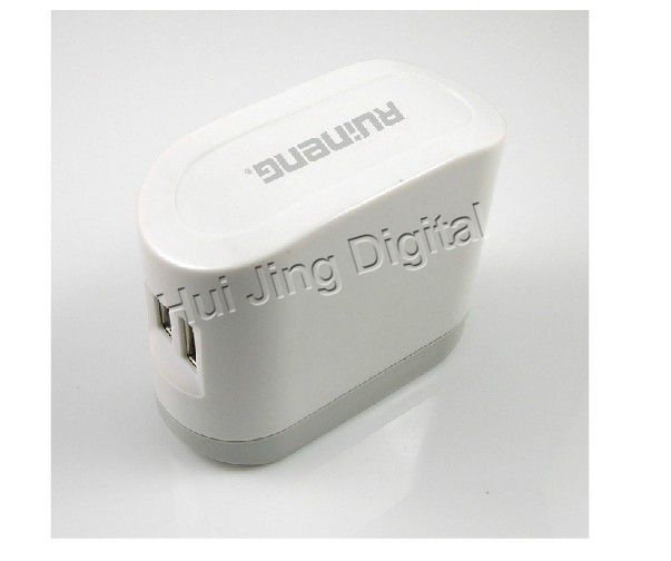 RUINENG data line charging cable with double USB head for iPhone 3G/3GS/4/4S/5/5C/5S,lPad 2/3/4/Mini,High quality+Free shipping