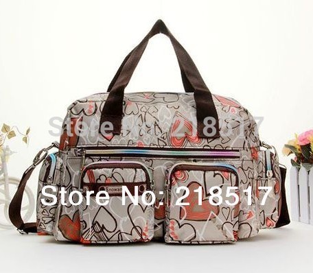 Lots space Mummy bag Waterproof Portable Mama bag Multifunction Pregnant women Diaper Nappy Baby bag wholesale D-1290