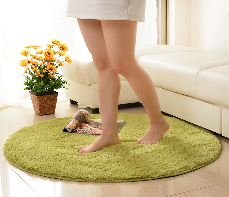 30cm----Diameter Round fashion super soft carpet/floor rug/area rug/ slip-resistant mat/doormat/bath mat