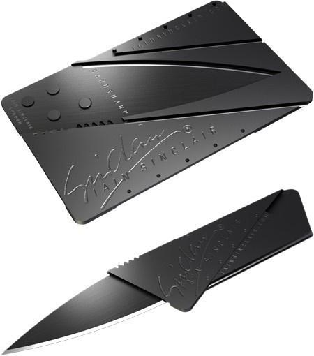 Security Selling Sinclair Cardsharp Credit Card Knife Wallet Folding Safety Knife Pocket Camping Hunting knife